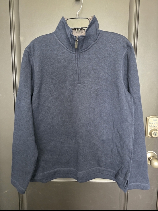 Wrangler Other - Wrangler 1/4 Zip Pullover Men’s Sz M Blue Fleece Sweatshirt Henley Casual NWT